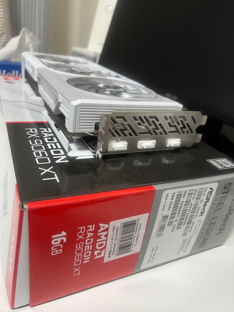 グラフィックボード・グラボ・ビデオカード Asrock Radeon RX9060XT Steel Legend 16gb