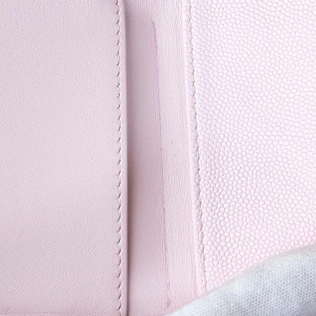 CHANEL♥キャビアスキン♥三つ折り財布