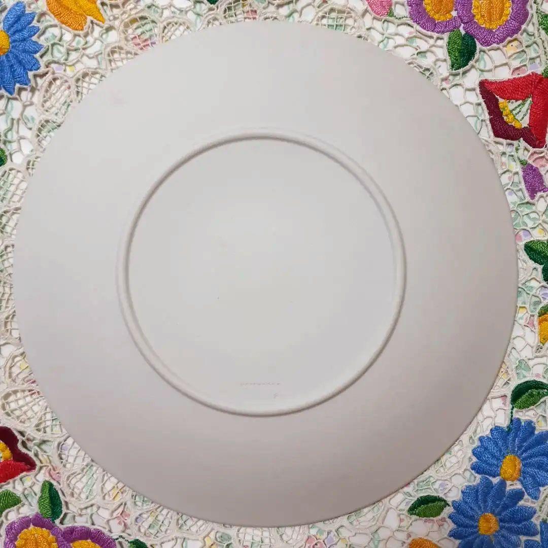 廃盤  ウェッジウッド ジャスパー ホワイト エンジェルプレート