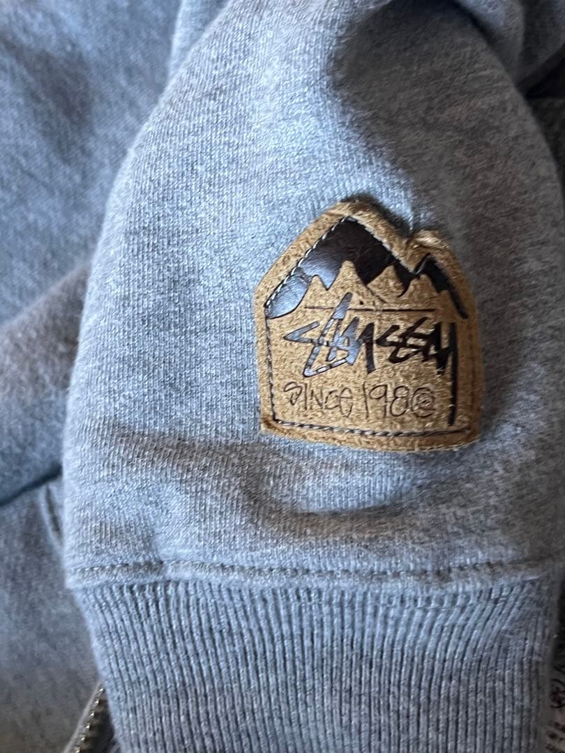 リ*タ様 【希少】Stussy フルジップパーカー サーマル 90s ステューシ