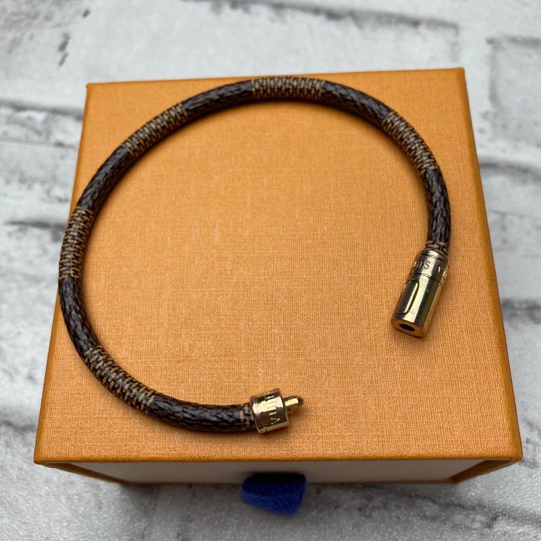 ルイヴィトン☆ブレスレット　ダミエ　ブラスレ　キープ イット　M8137F