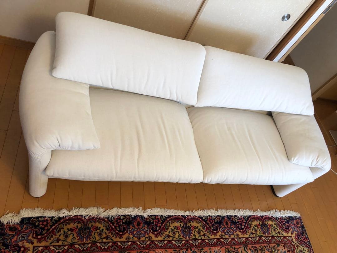 カッシーナ マラルンガ Cassina 2人掛けワイドソファ