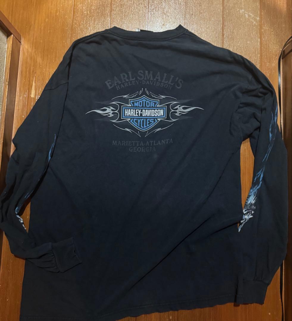 Harley-Davidson ブルーフレイム ヴィンテージロンT