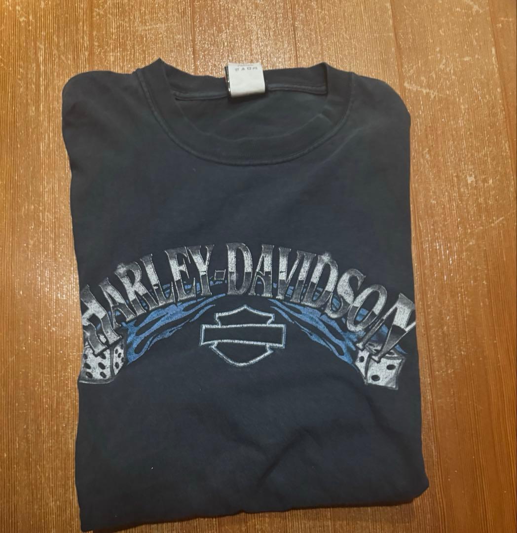 Harley-Davidson ブルーフレイム ヴィンテージロンT