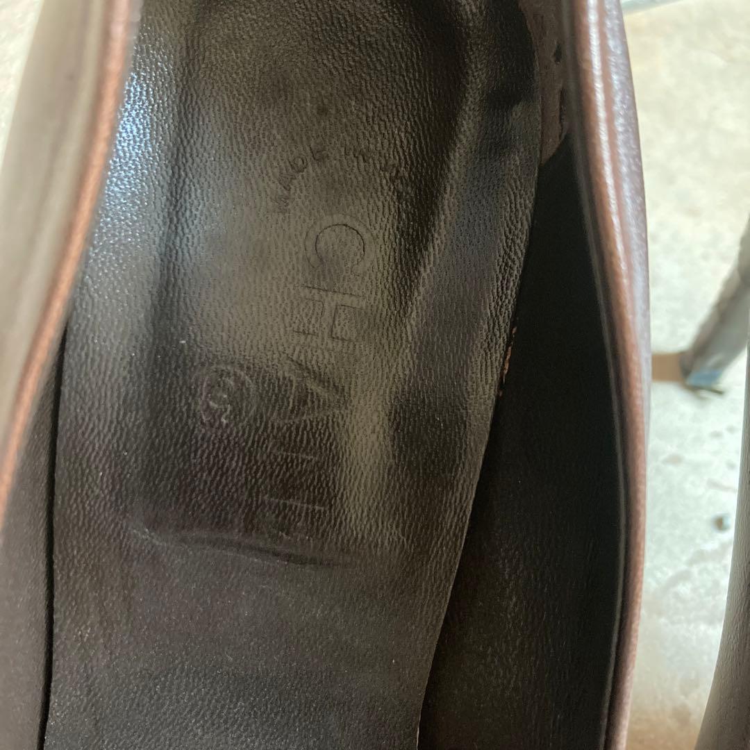 P*E様 CHANEL 6cmブラウンパンプス 37.5サイズ