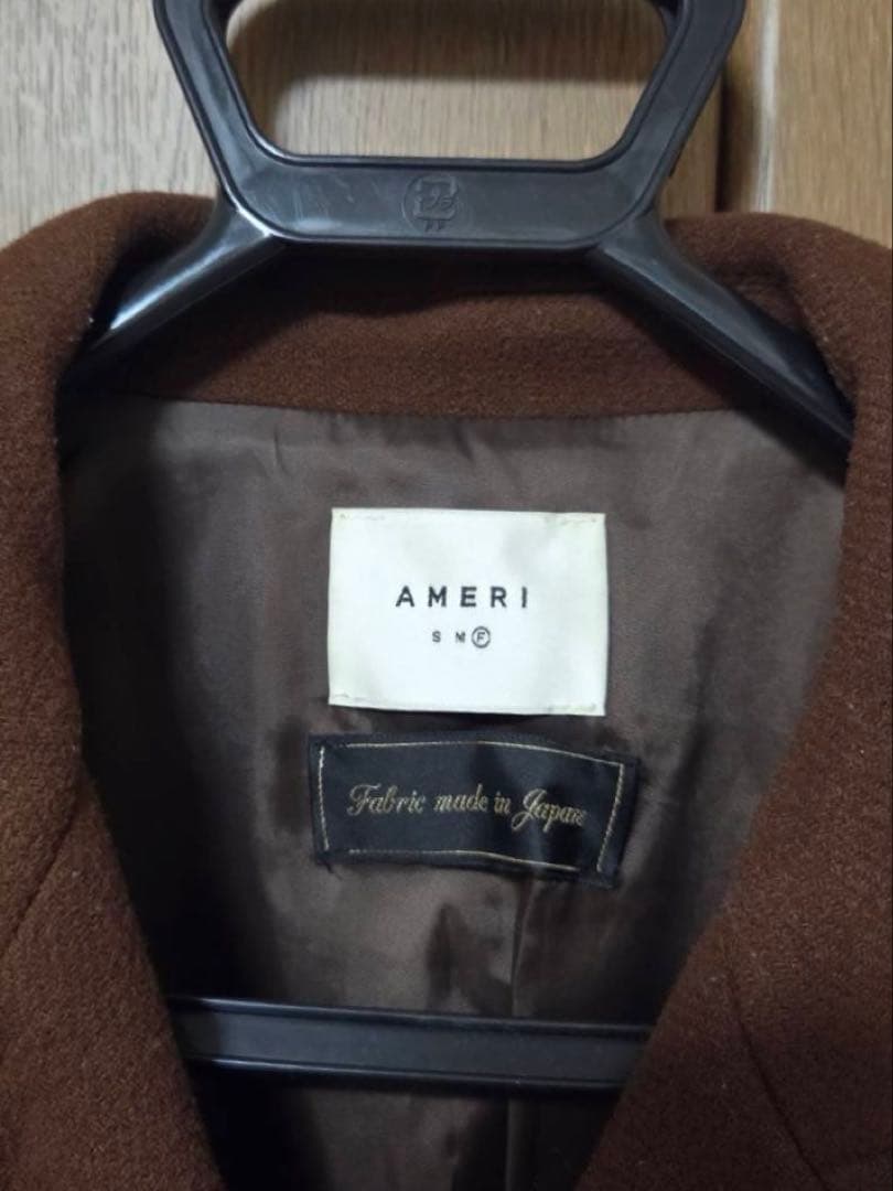 Ameri VINTAGE TRENCH LIKE MIDI COATブラウン