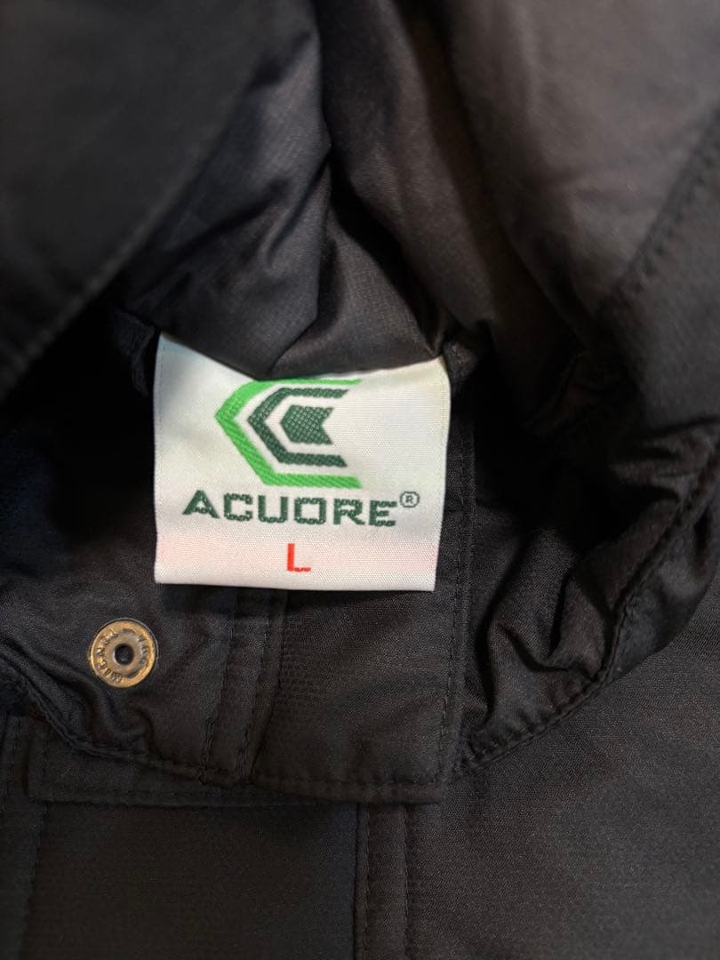 美品✨ACUOREアクオレ 黒 ロングベンチコート　L
