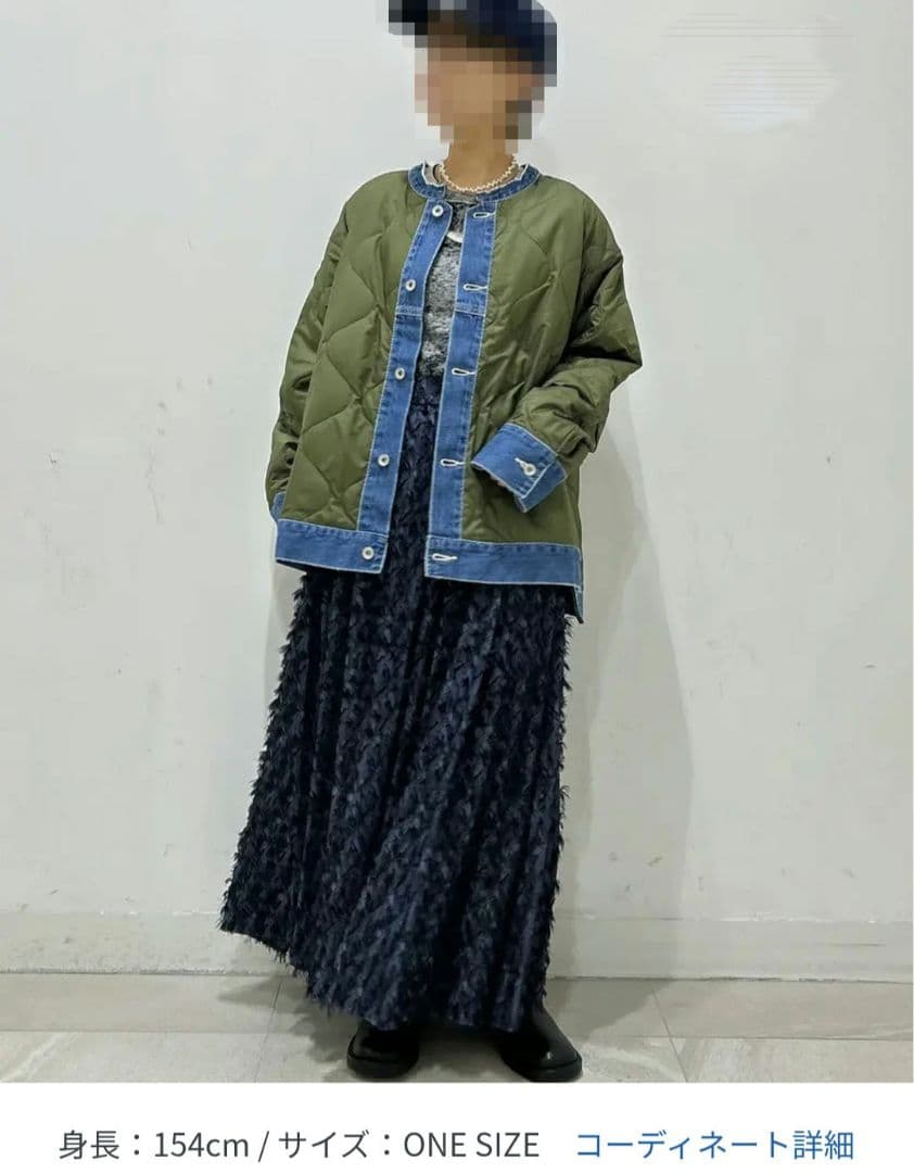 GENEHEAVENS DENIM QUILTING JACKET キルティング