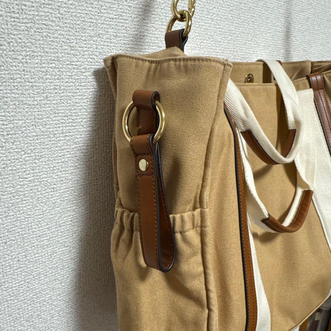 専用！クロエ　Chloé ベージュ マザーズバッグ　クロエの２wayトートバッグ