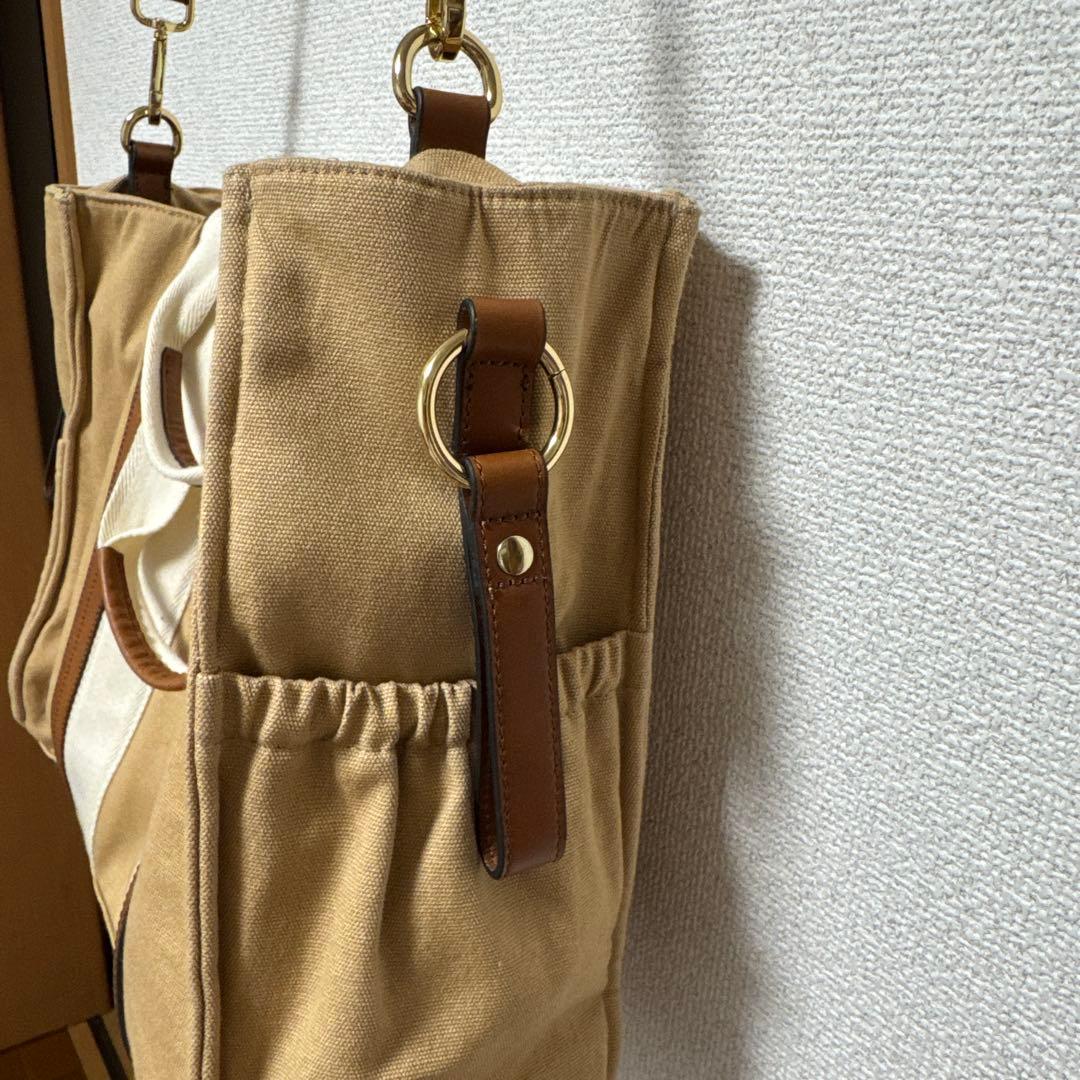 専用！クロエ　Chloé ベージュ マザーズバッグ　クロエの２wayトートバッグ