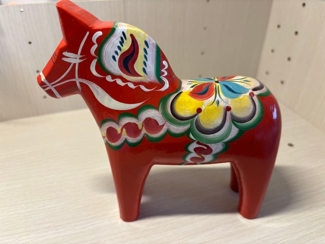 Nils Olsson ダーラナホース 15cm 北欧 スウェーデン 木製 置物