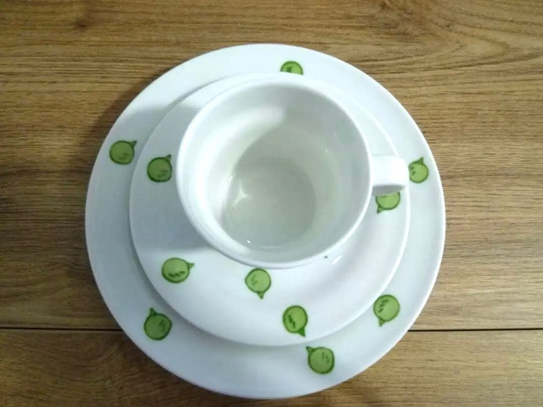 リチャードジノリ スイートピー スープ・デミタス・プレートのセット