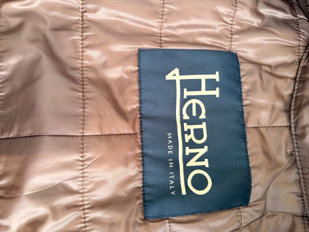 HERNO ダブルブレスト トレンチコート ライナー付き