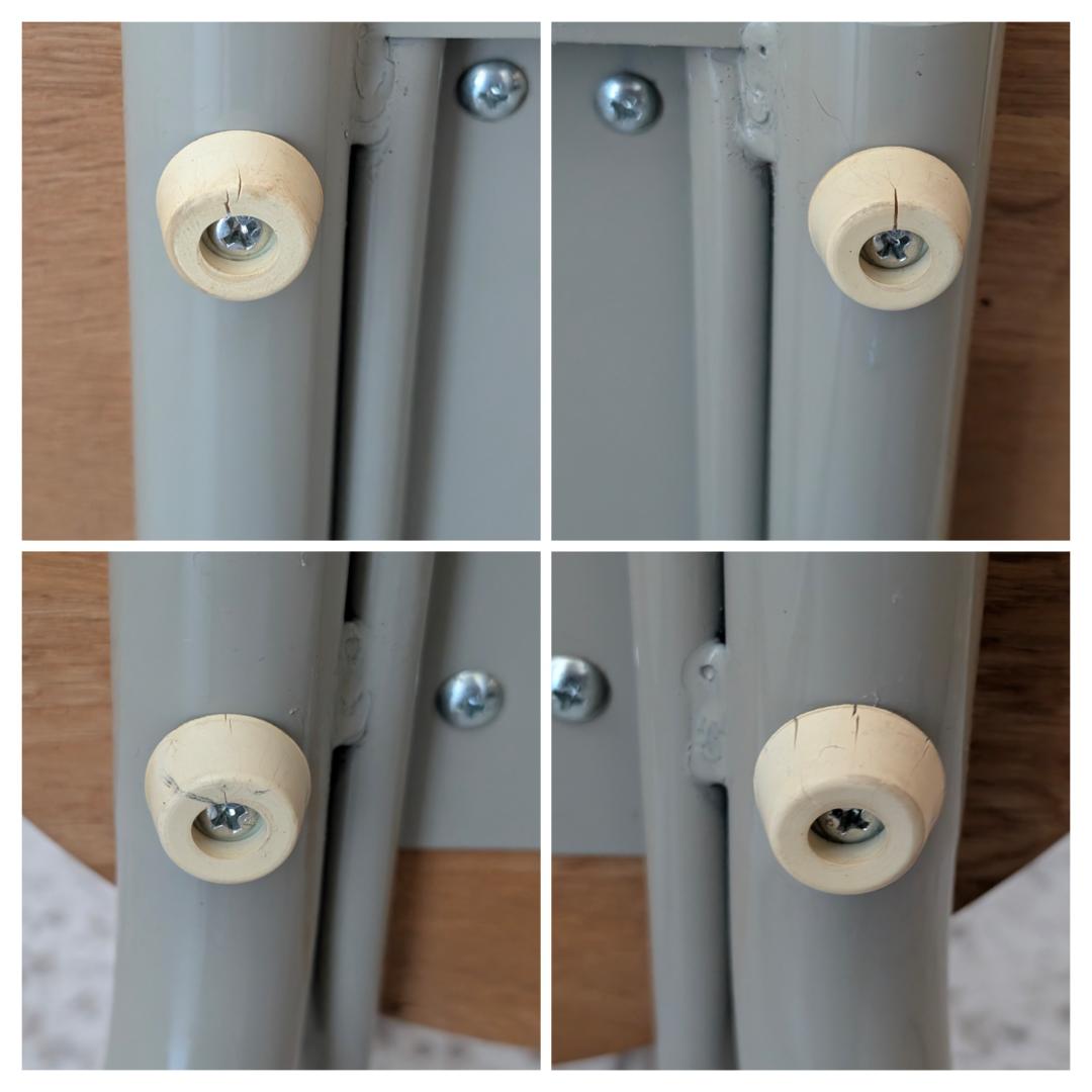 ビンテージ アノニマス 取っ手付き スツール チェア ウッド×メタル 美品