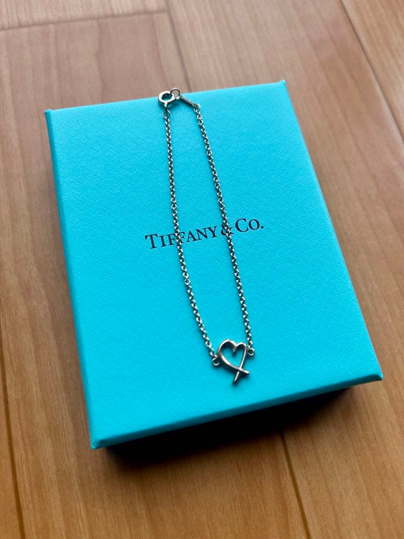 新品未使用　ティファニー TIFFANY&Co ブレスレット　ラビングハート