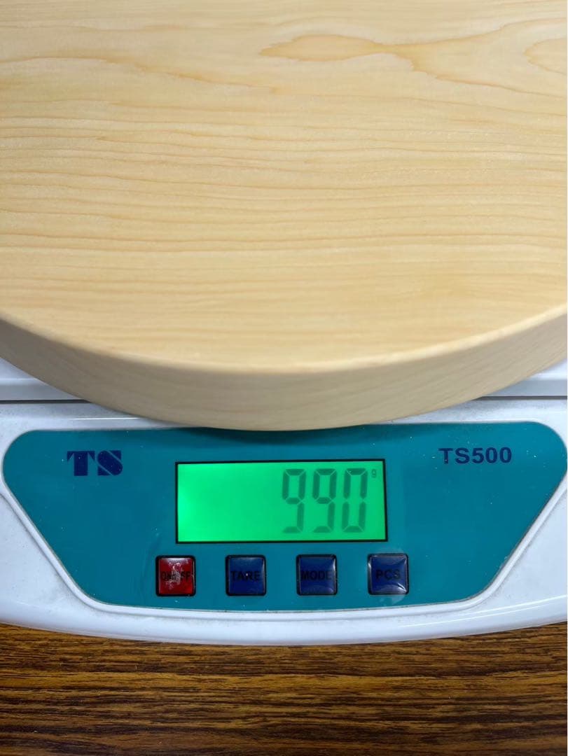 [即購入OK] 本榧(ほんかや) 円形まな板　無垢材一枚物　新品未使用　極上品