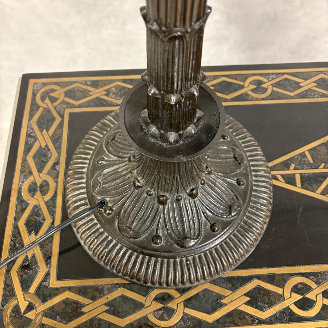 アール・ヌーヴォー調 アンティーク テーブルランプ