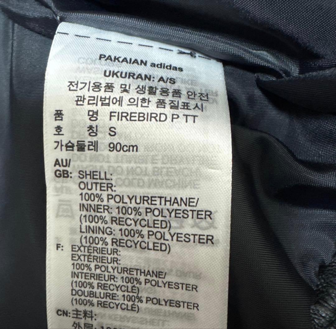 adidas フェイクレザージャケット S