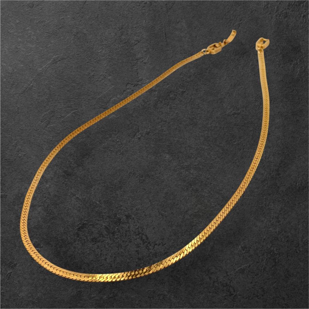 美品✨GIVENCY ネックレス Gロゴ プレート ゴールド ヴィンテージ