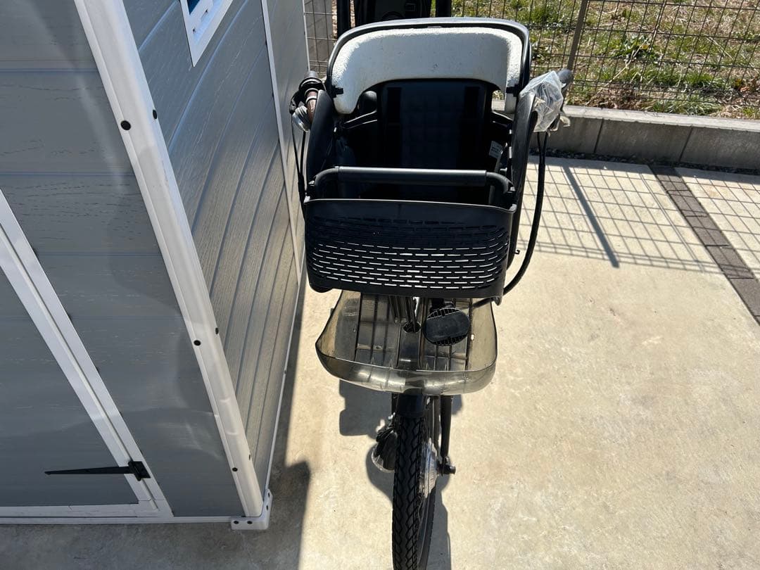 最終値下げ❗️アシスト自転車 チャイルドシート付き ブラック 引き取り限定❗️