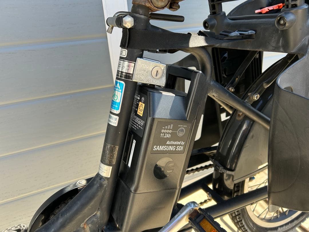 最終値下げ❗️アシスト自転車 チャイルドシート付き ブラック 引き取り限定❗️