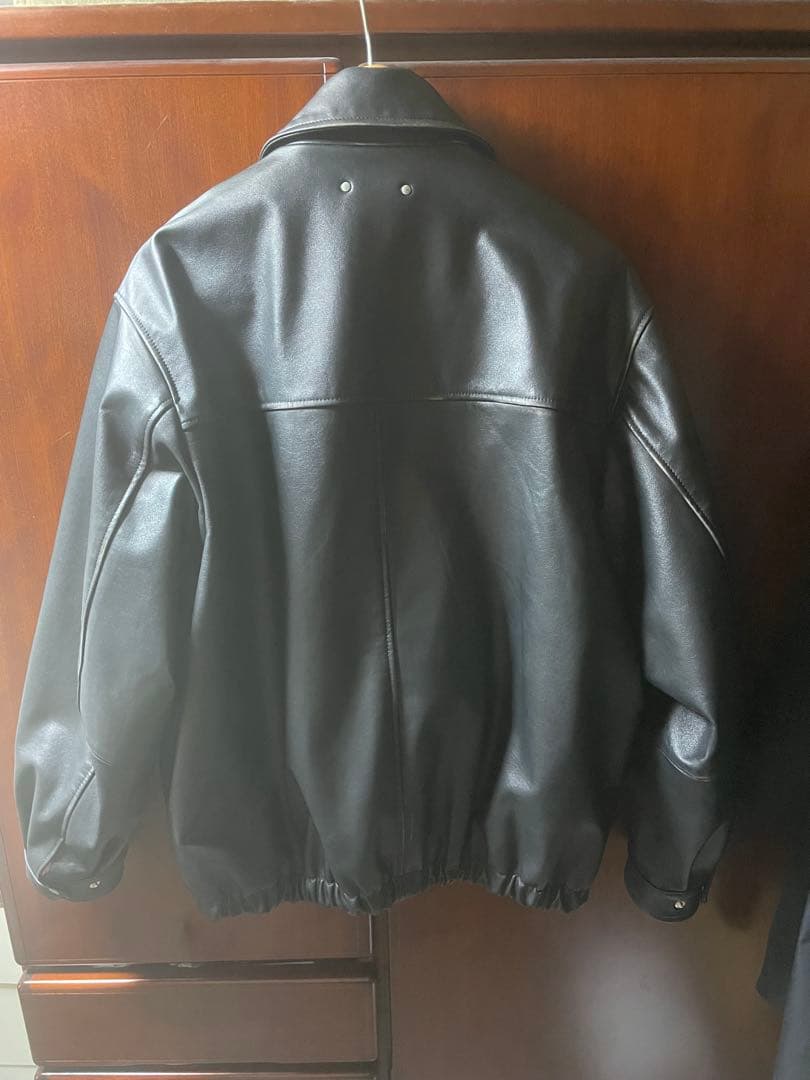 ジャケット・アウター 26ss stein COW LEATHERVINTAGE ZIP JACKET