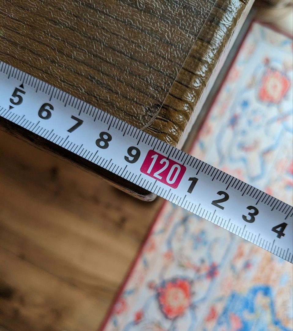 【最終値下げ】杉古材　ダイニングテーブル　ヴィンテージ風