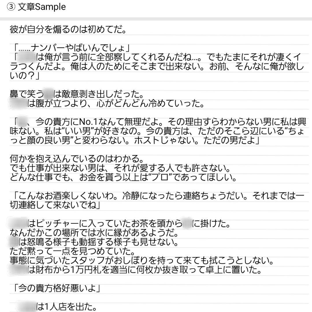 ハンドメイド小説(既製品)