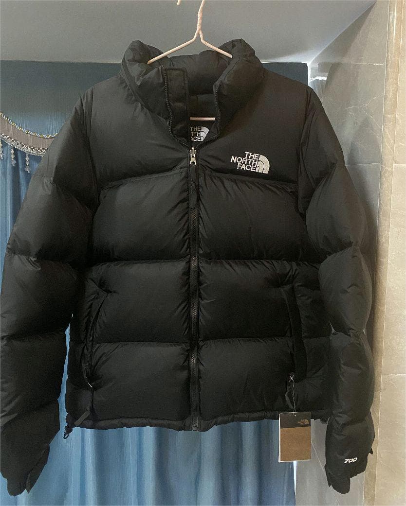 【美品】Mノースフェイス ヌプシ 700FILL ブラック ダウンジャケット