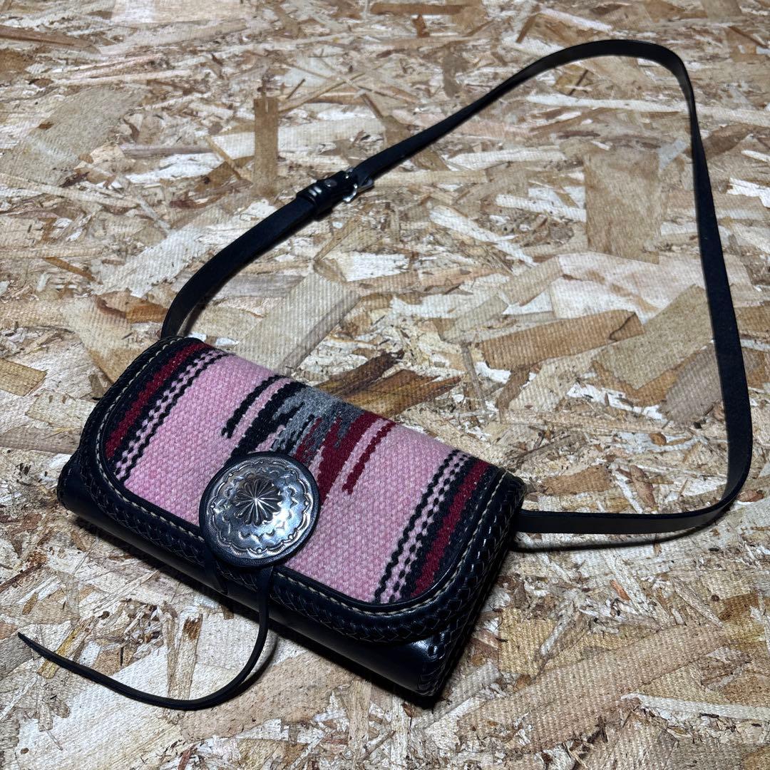 ラッキージョン　オルテガ　ショルダーウォレット　超美品