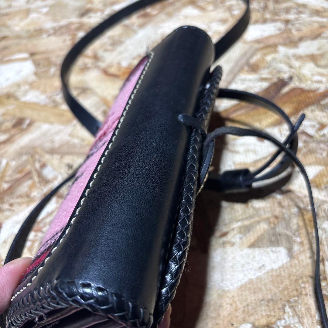 ラッキージョン　オルテガ　ショルダーウォレット　超美品