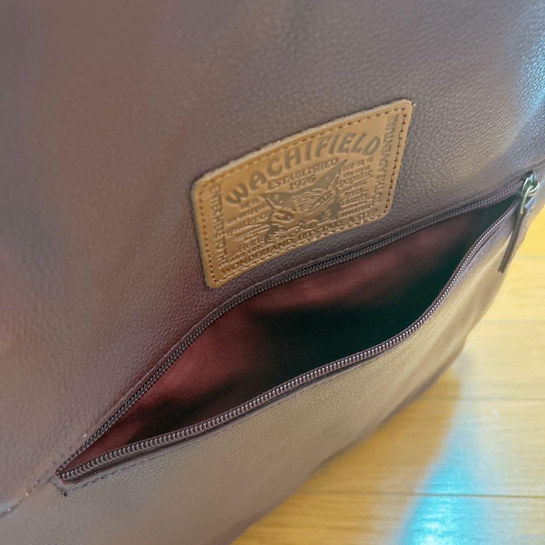 わちふぃーるど フルレザーリュック　バックパック　ボルドー　ダヤン