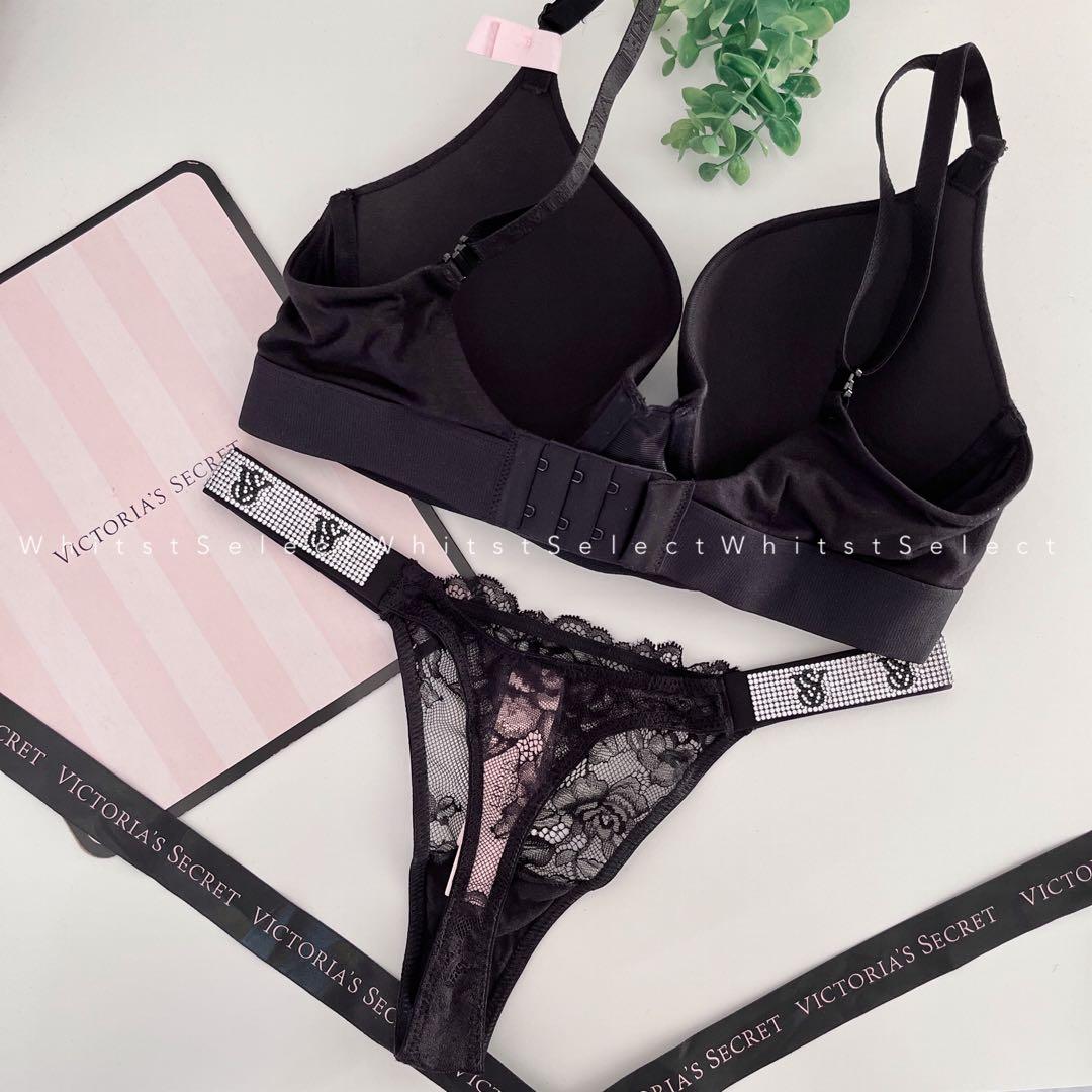 【３２Ｃ／ＸＳ】ブラ＆シャインパッチソング　Victoria's Secret