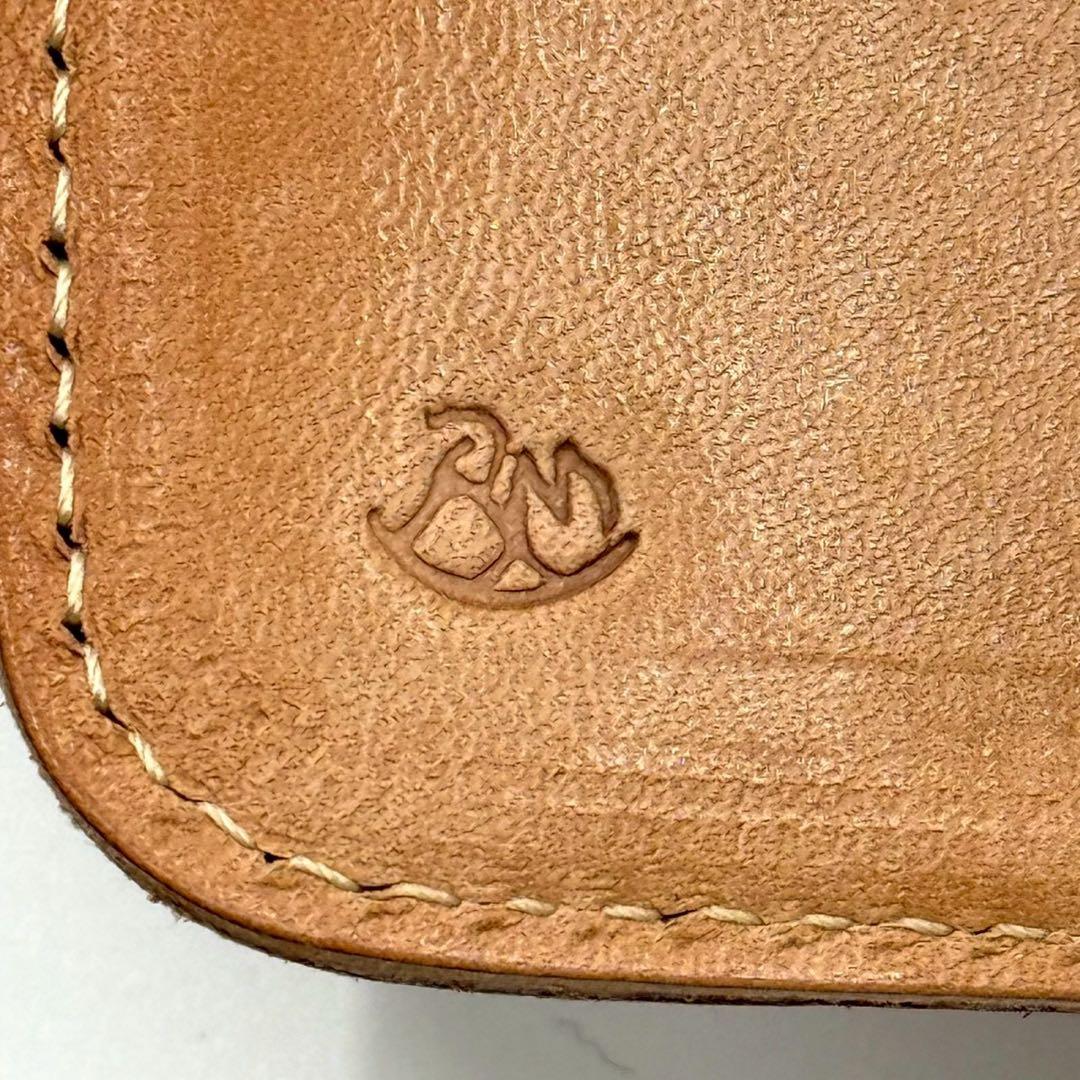 未使用品✨レッドムーン MID LINE ショートウォレット ヌメ革 小銭入れ有