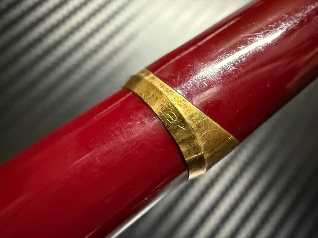 美品 モンブラン No.181 ボルドー ボールペン ハンマートリガー