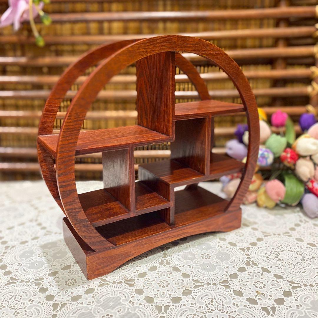 ミニ 盆栽卓 棚 飾り棚 香炉台 茶器棚 インテリア