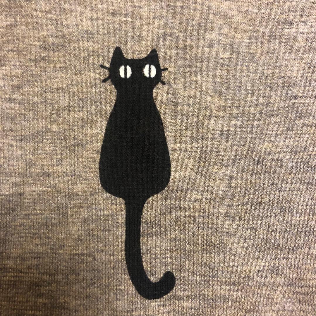 新品 ワコール アツコマタノ ルームウェア パジャマ M 猫柄 グレー系