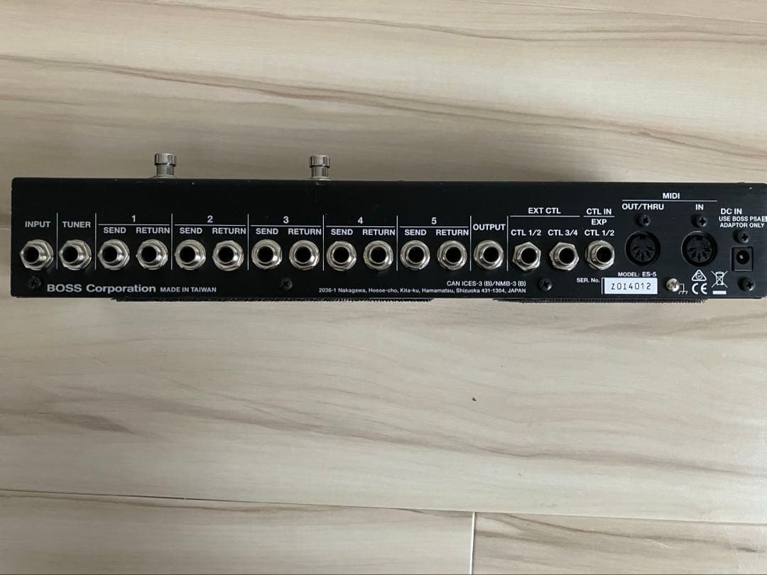 ギター BOSS ES-5 Effects Switching System