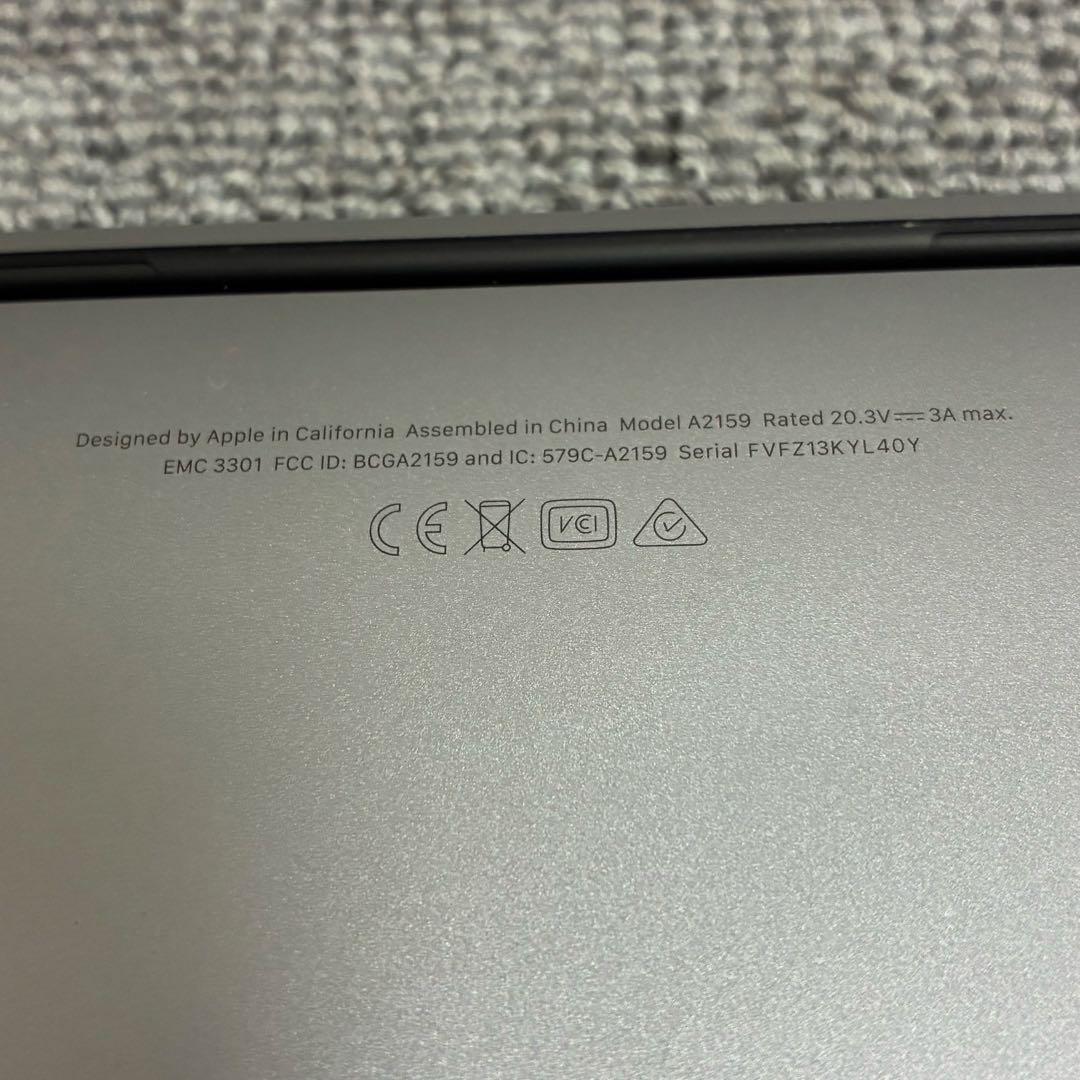 MacBook Pro 13インチ 2019 Core i5 メモリ8GB