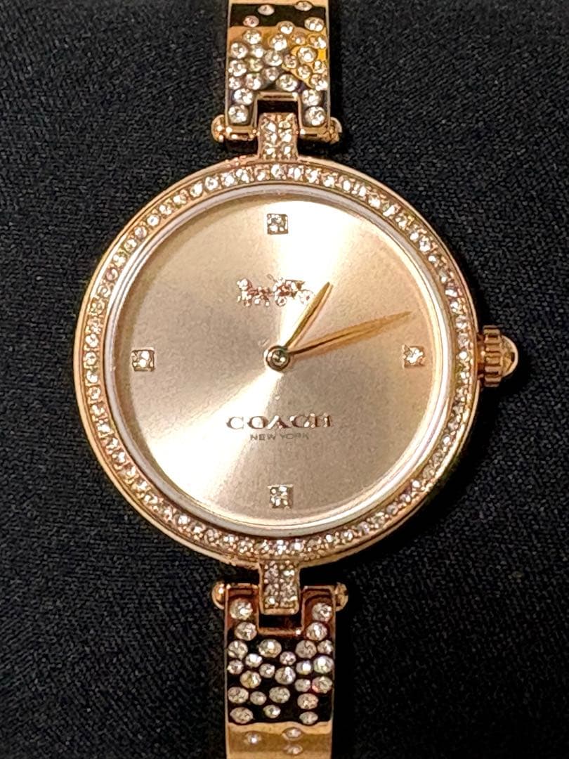 [コーチ] 腕時計 パーク ピンクゴールド 文字盤 ステンレススチール クォーツ
