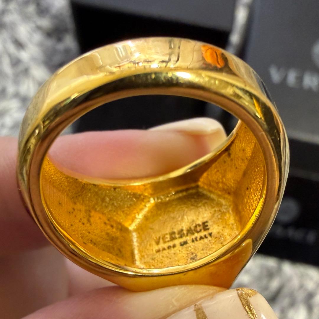 VERSACE メデューサリング ゴールド 19号