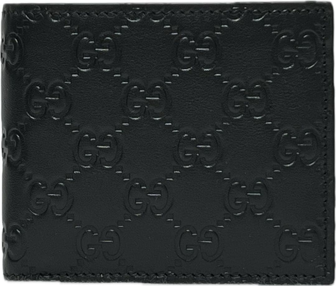 GUCCI グッチ 二つ折り財布 小銭入れ付 ブラック