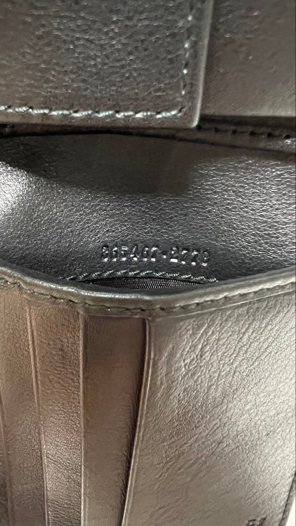 GUCCI グッチ 二つ折り財布 小銭入れ付 ブラック