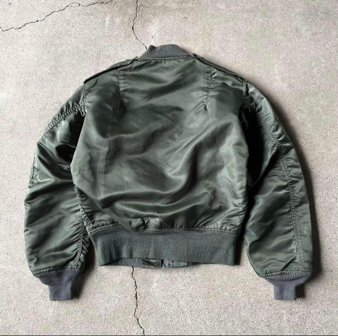 80s USA製 ALPHA L-2B flight bomber jacket