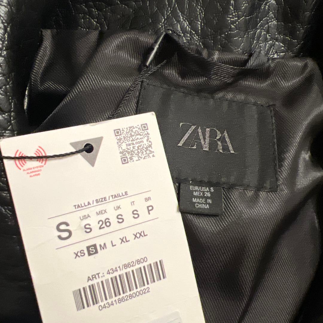 ♡a♡ZARA ザラ 大人気完売品 YSL似 レザージャケット S