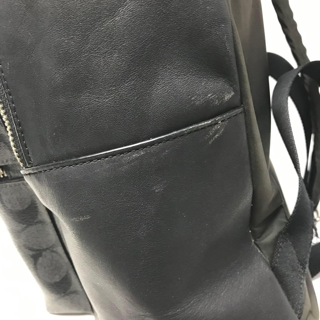 コーチ COACH ブラック リュック バックパック PVC 58314 レザー