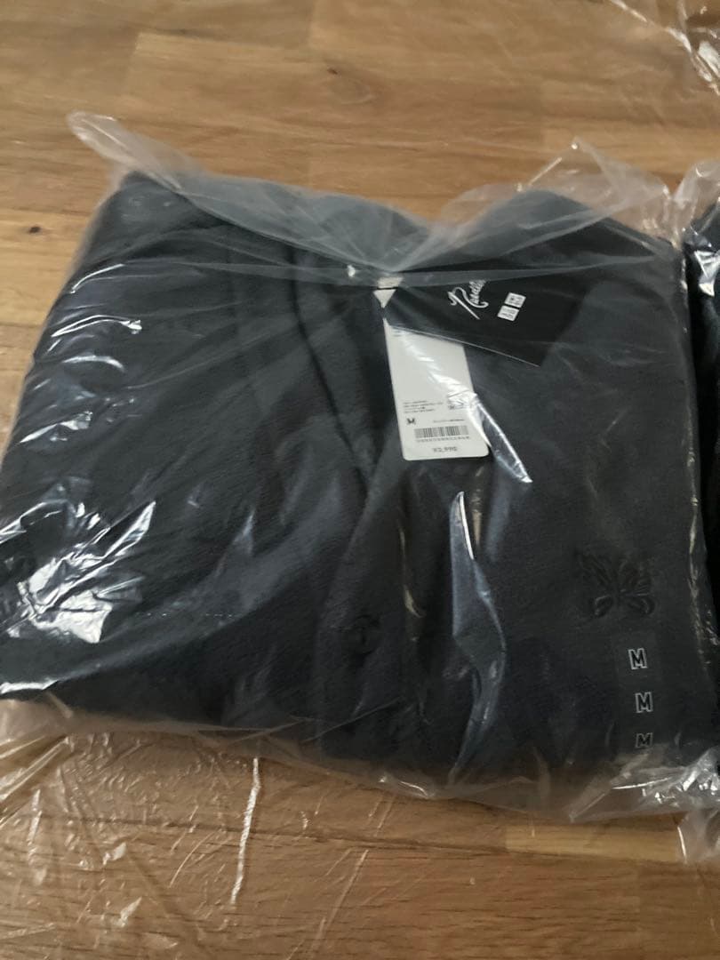新品UNIQLO × NEEDLES セット M グレー ニードルズ ユニクロ