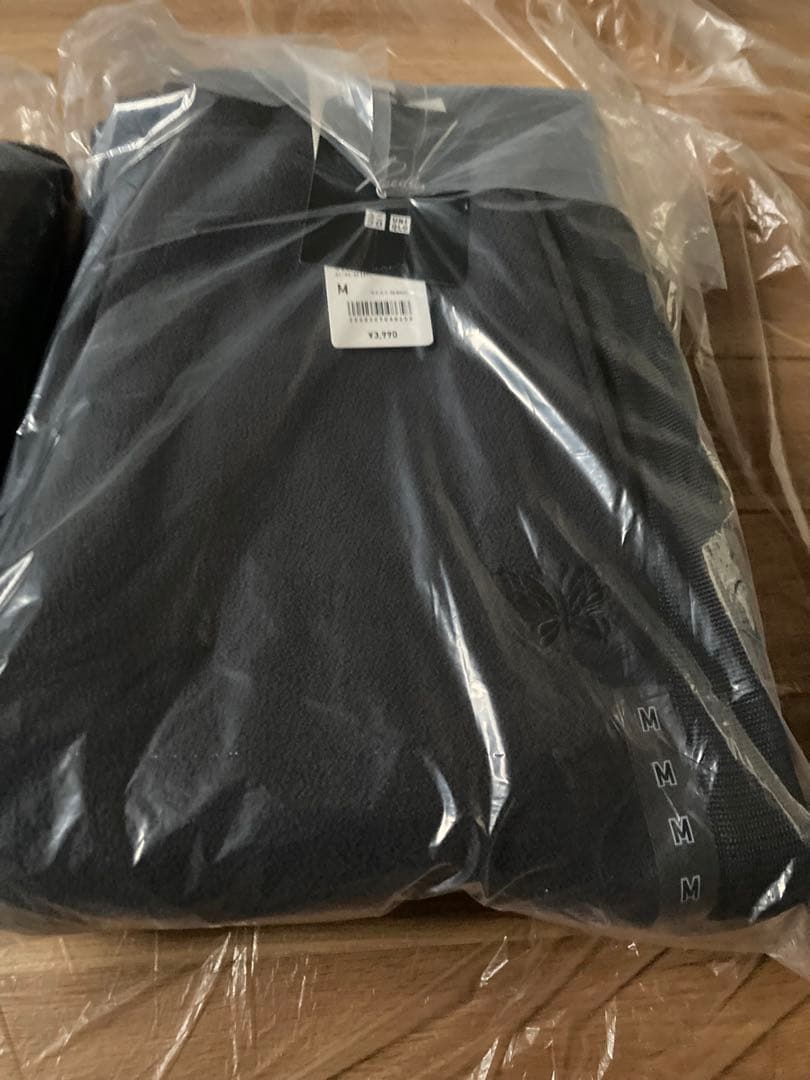 新品UNIQLO × NEEDLES セット M グレー ニードルズ ユニクロ