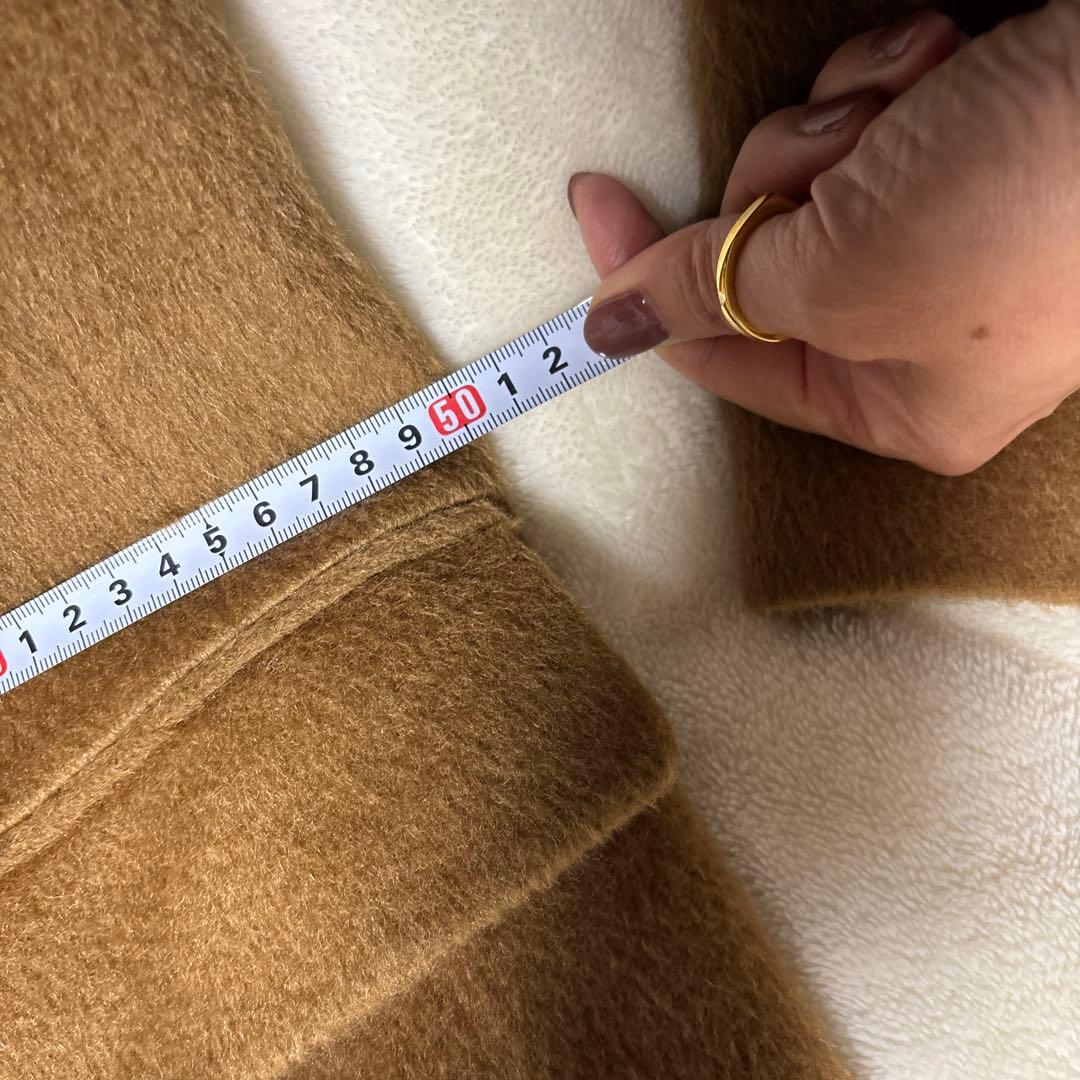 ÉTONNÉ ブラウン ダブルブレスト チェスターコート