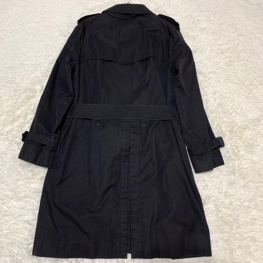 美品　バーバリーロンドン　トレンチ　メガチェック　ベルト　ライナー　黒 LL